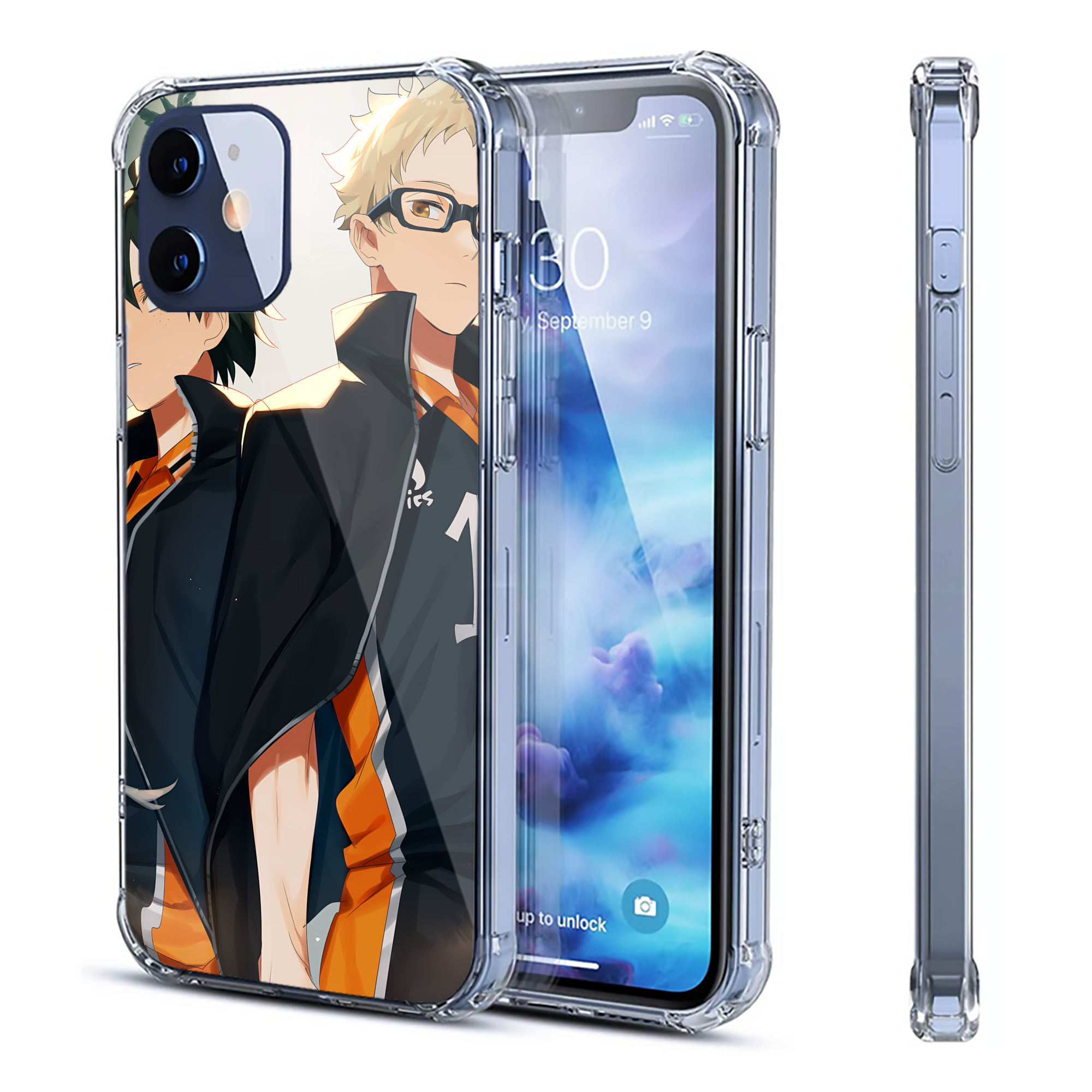 （画像用） ハイキュー!! Haikyu!! 【iPhone 12シリーズ対応】透明スマホケース（クリアソフトケース）